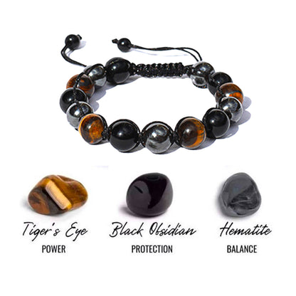 Guardian Trinity - Power, Protection & Balance Bracelet